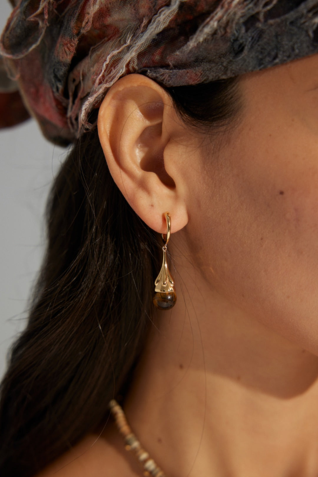 Tiger's Eye Earrings image 2