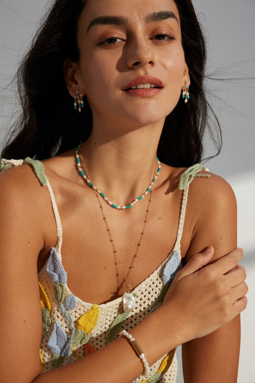 Eternal Knot Pearl Necklace image 4