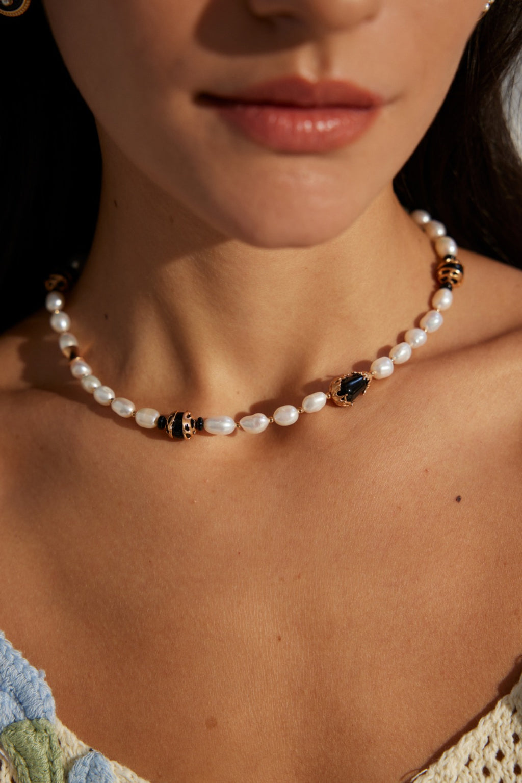 Agate Pearl Necklace image 4