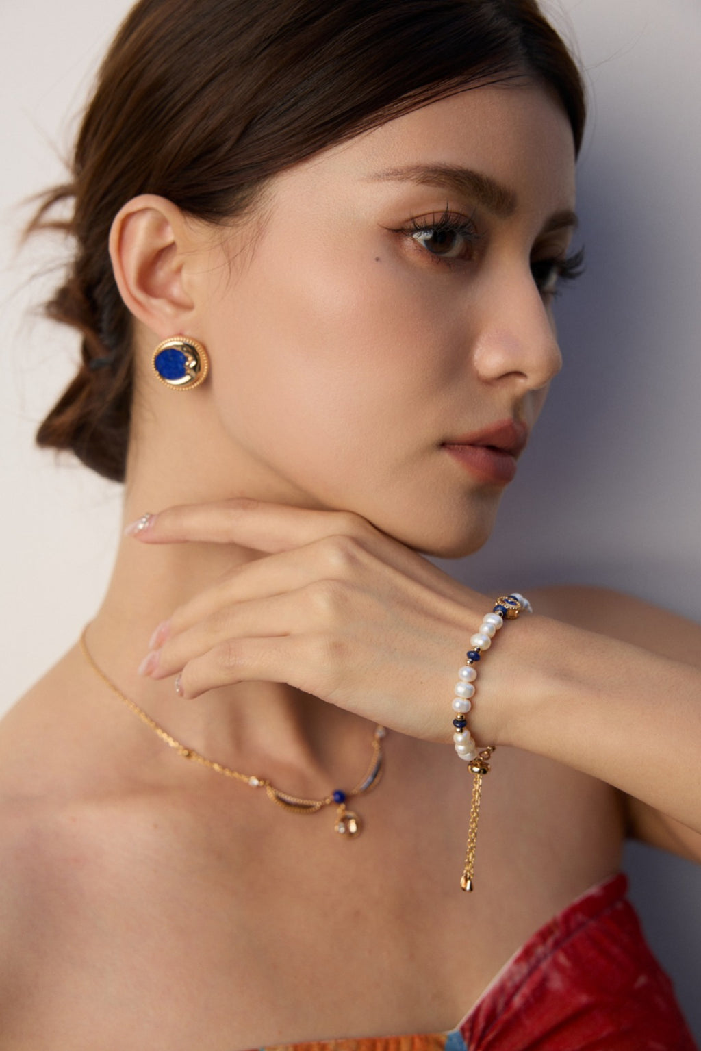 Vintage Lapis Lazuli Earrings image 2