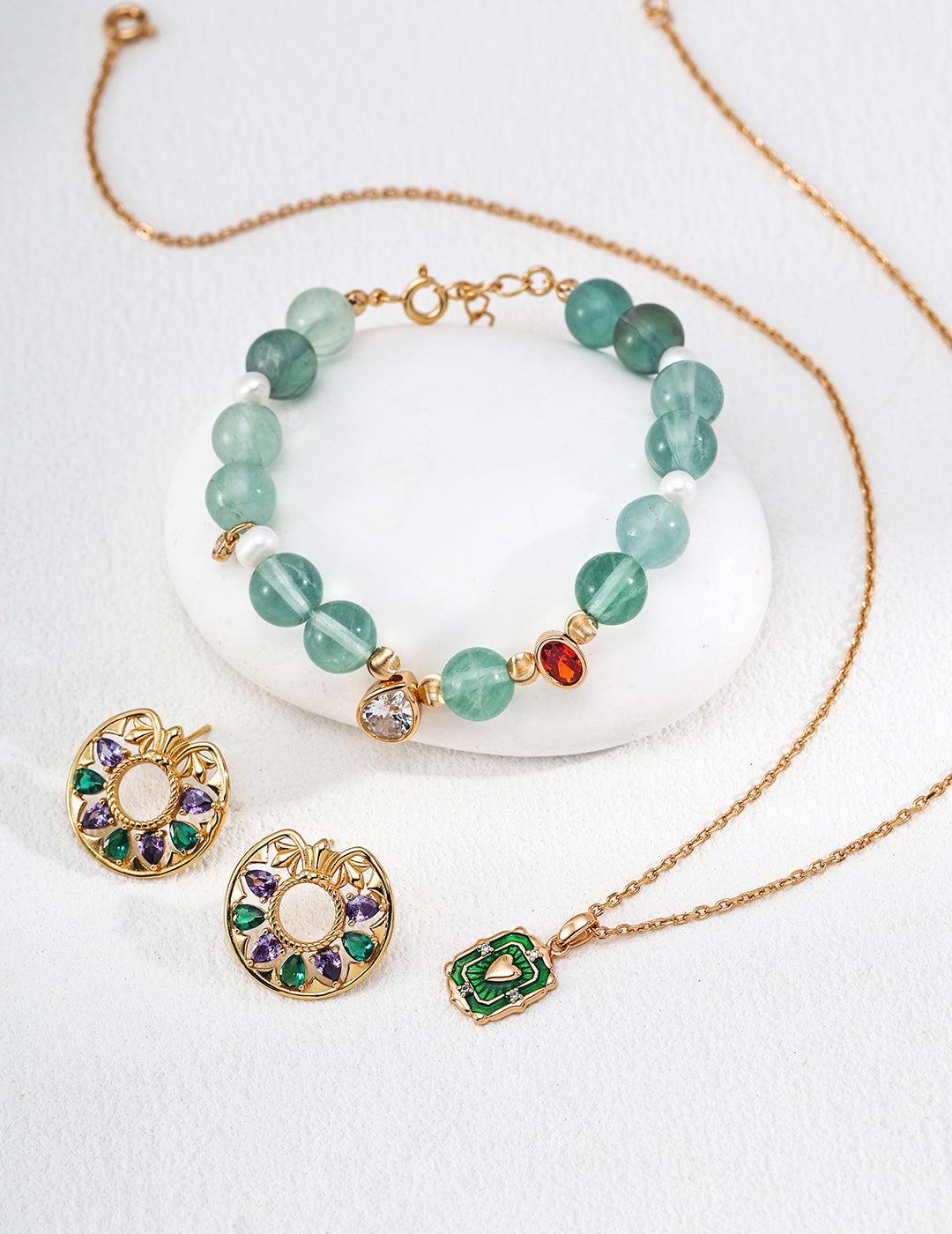 Vintage Enamel Necklace - image 4