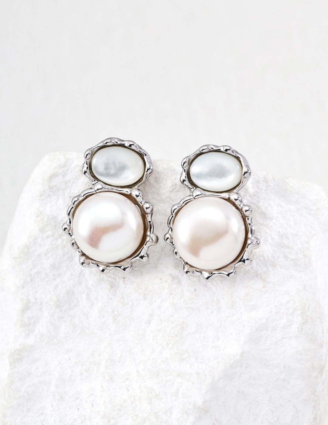 Hand-Carved Tiger's Eye / Agate Earrings - image 4