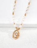 S925 Silver Minimalist Natural Pearl Pendant Necklace