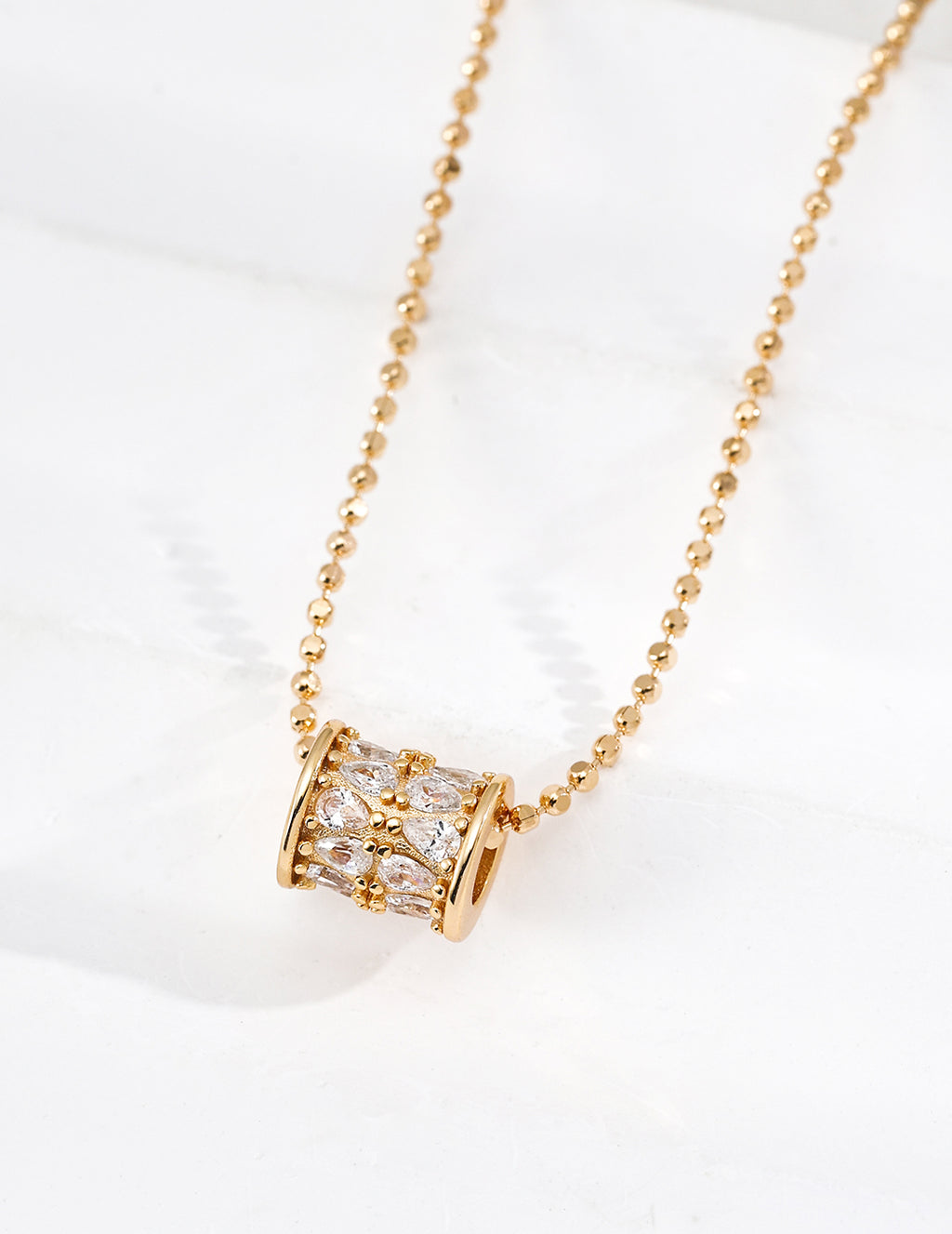 S925 Silver Fashion Zirconia Necklace - image 2