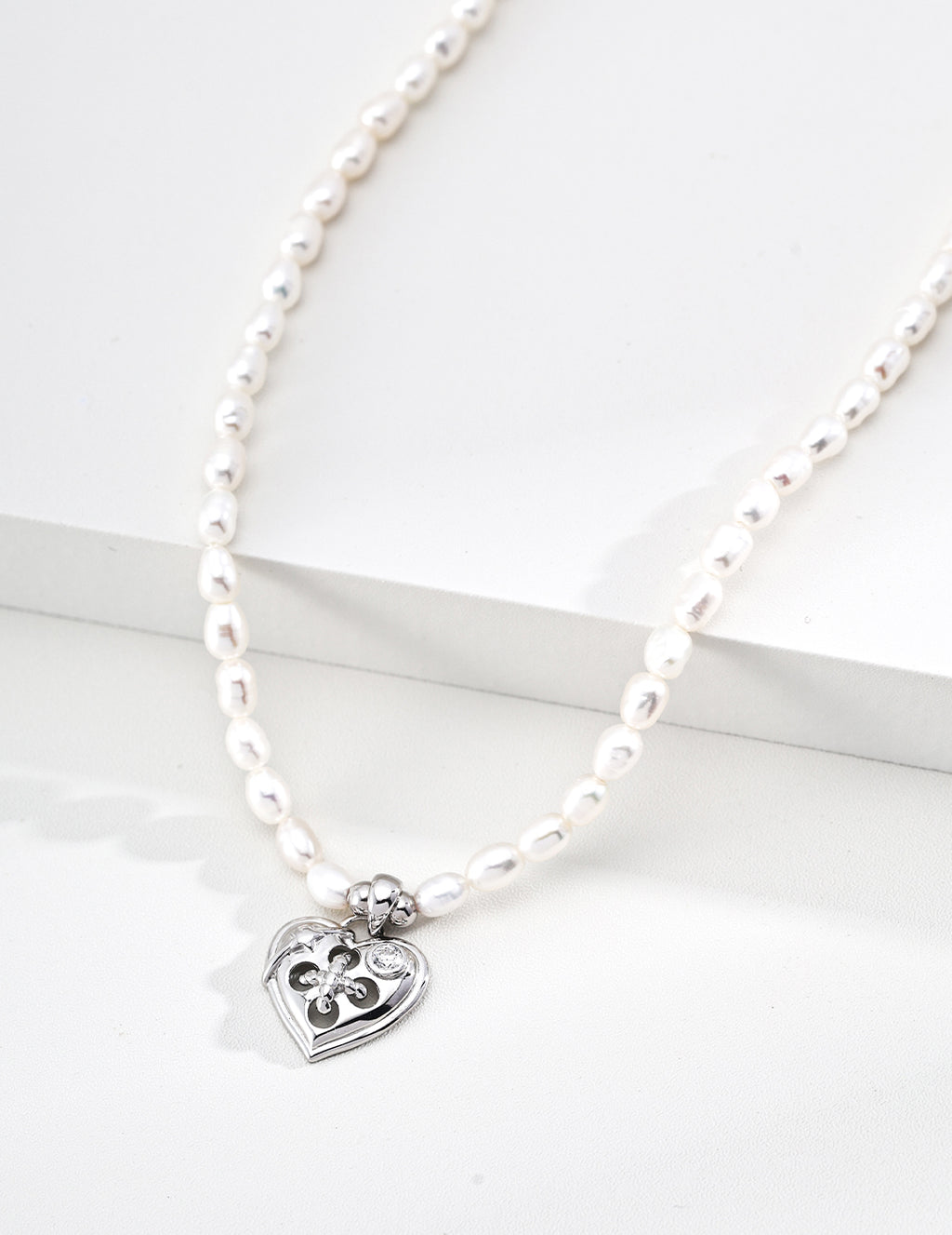 Button Zirconia Necklace - image 2