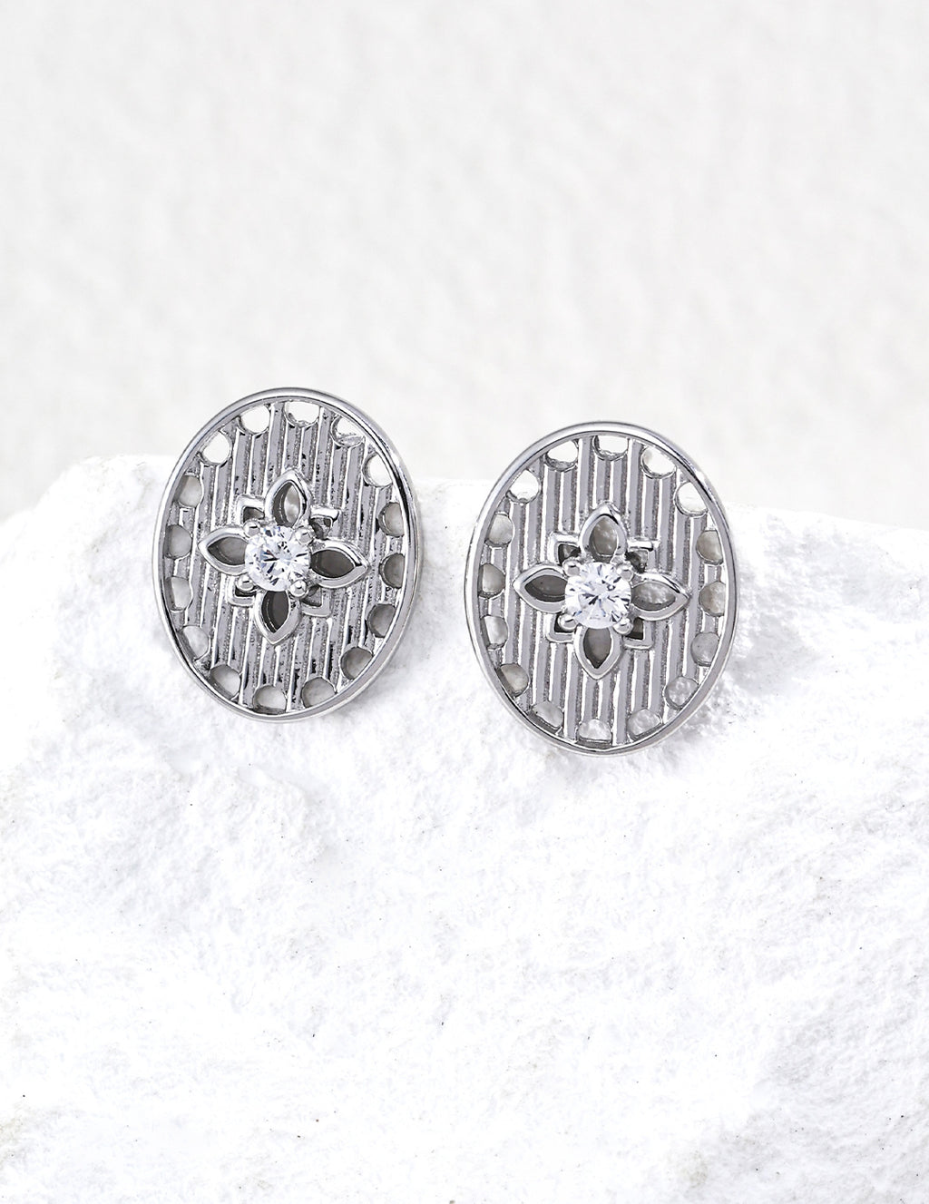 Zirconia Stud Earrings image 2