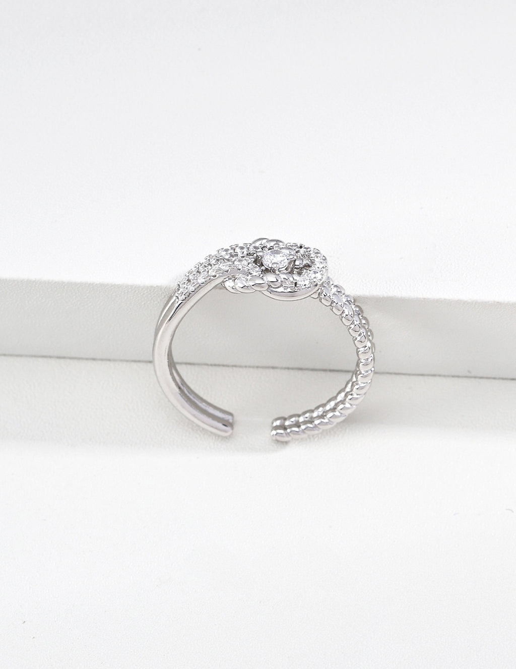 Zirconia Adjustable Ring image 2