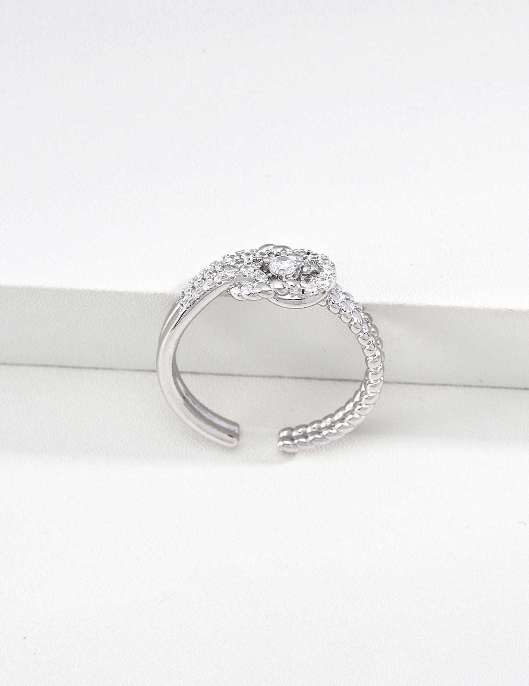Zirconia Adjustable Ring image 2