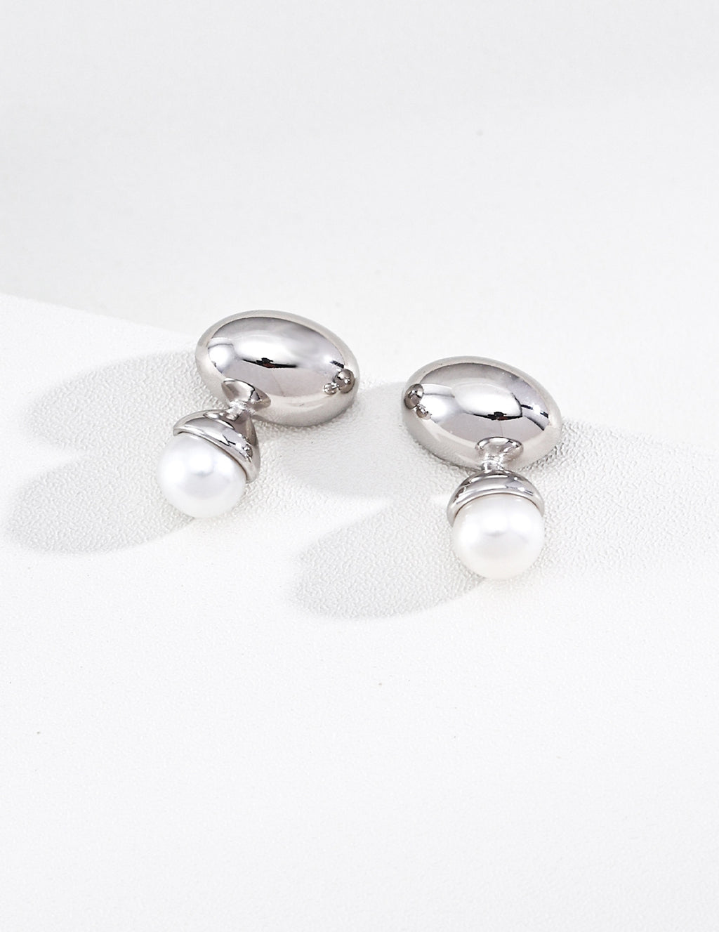 Pearl Stud Earrings image 2
