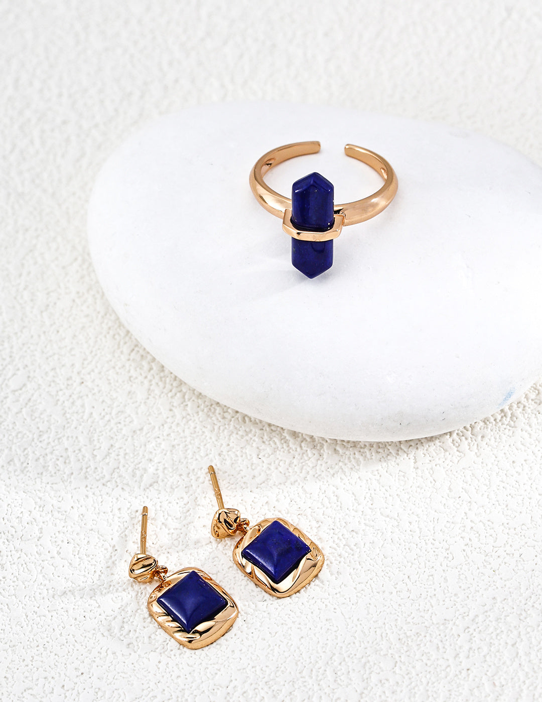 Lapis Lazuli Stud Earrings image 3