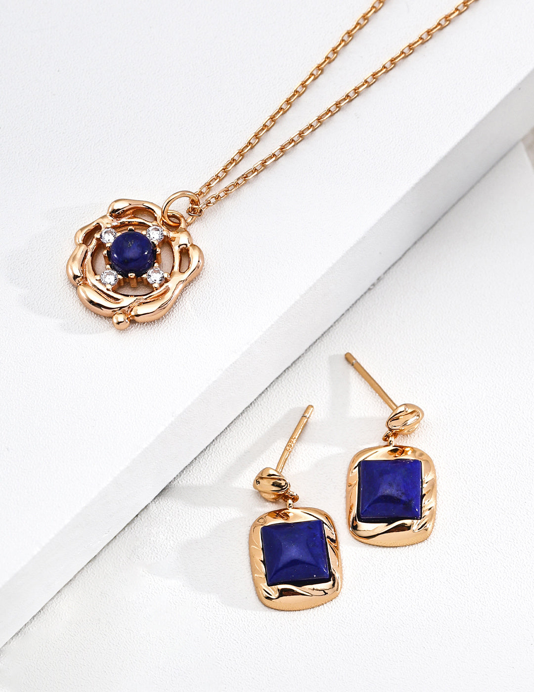 Lapis Lazuli Stud Earrings image 4