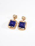 Lapis Lazuli Stud Earrings image 1