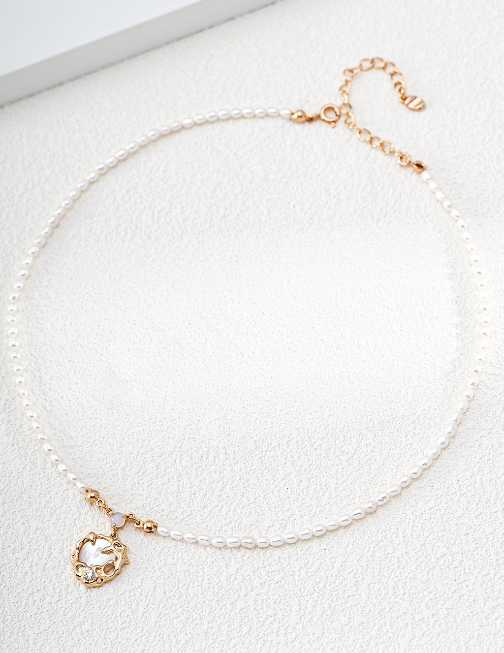 Opal Pearl Pendant Necklace image 2