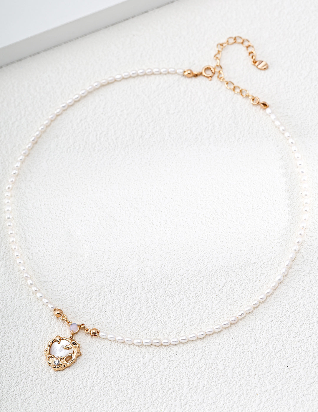 Opal Pearl Pendant Necklace image 2