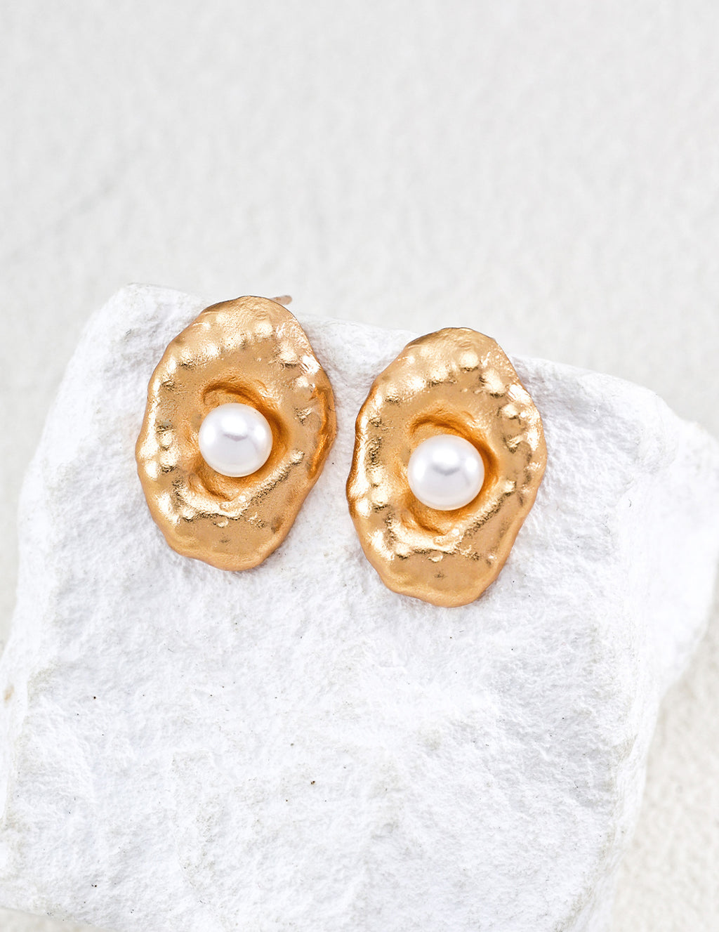 Pearl Stud Earrings image 1