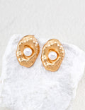 Pearl Stud Earrings image 1