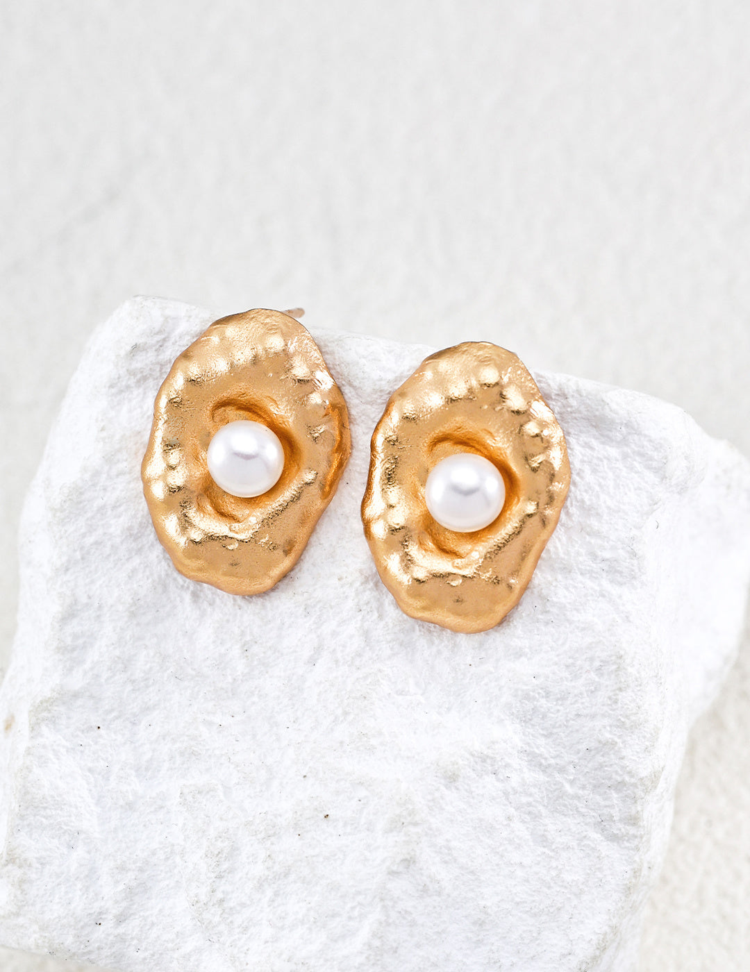 Pearl Stud Earrings image 1