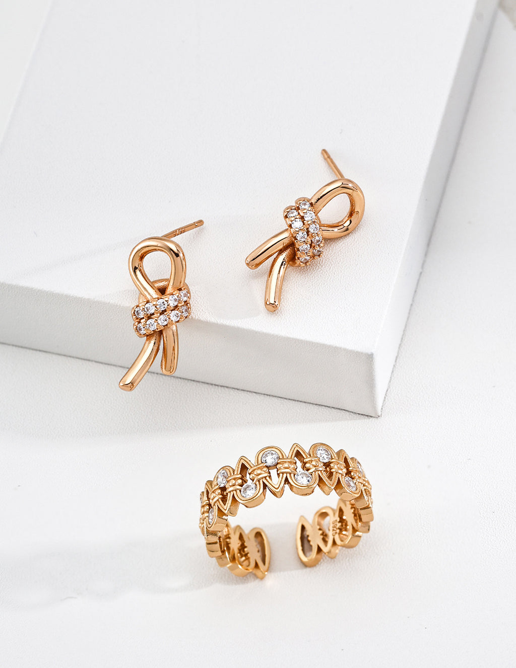 Eternal Knot Stud Earrings image 3
