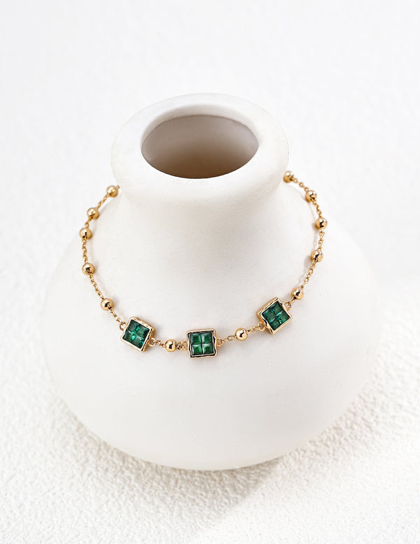 Square Halo Radiance Bracelet