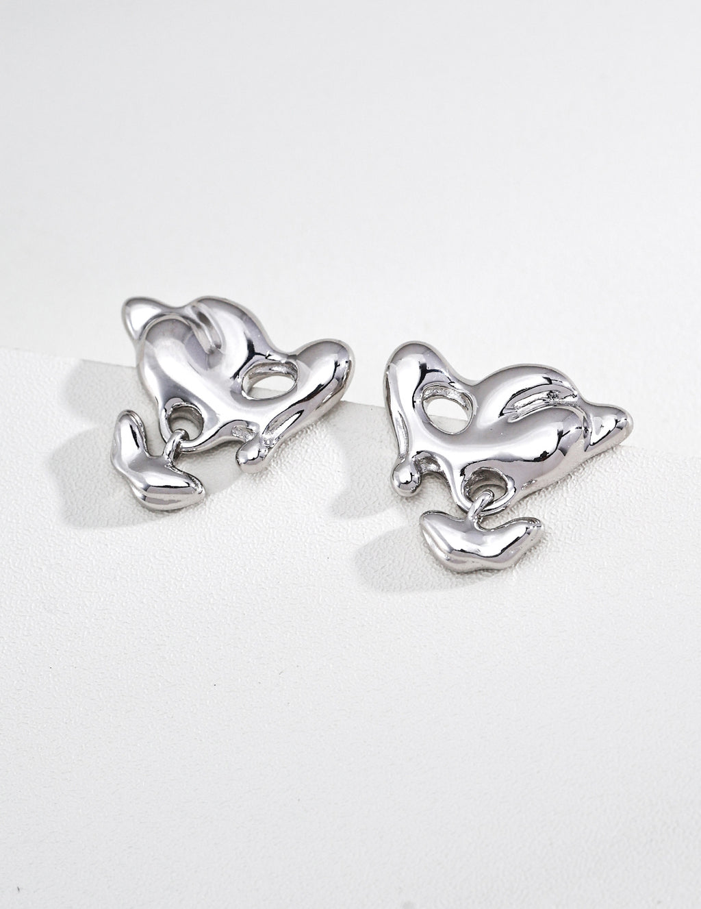 Liquid Flow Stud Earrings image 2