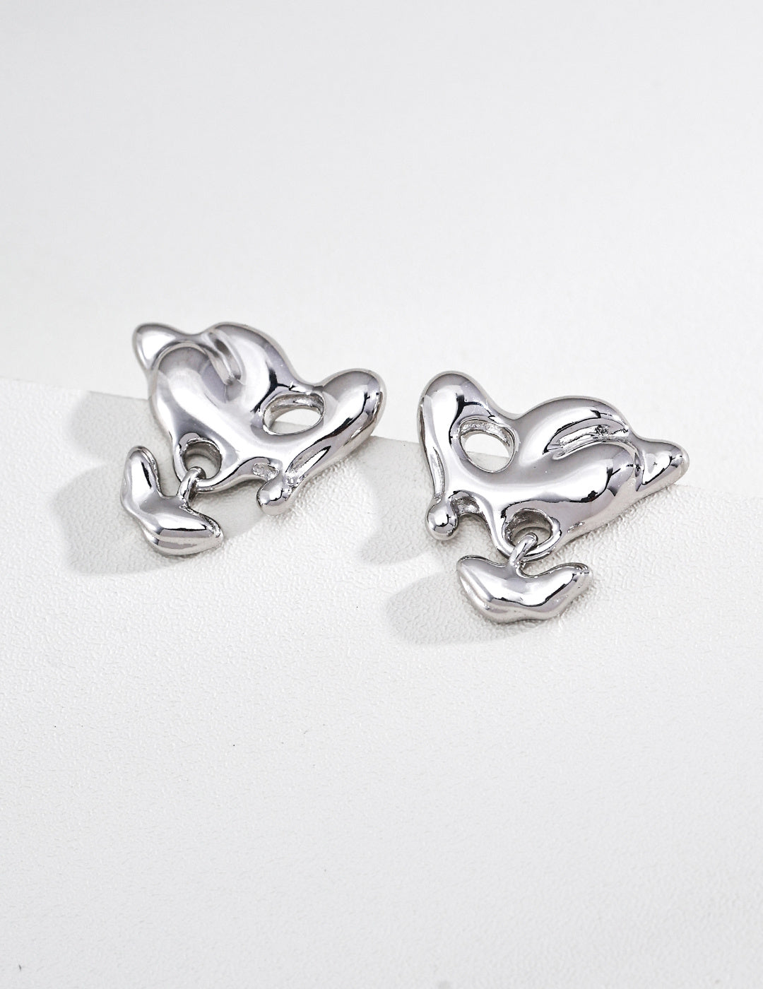 Liquid Flow Stud Earrings image 2