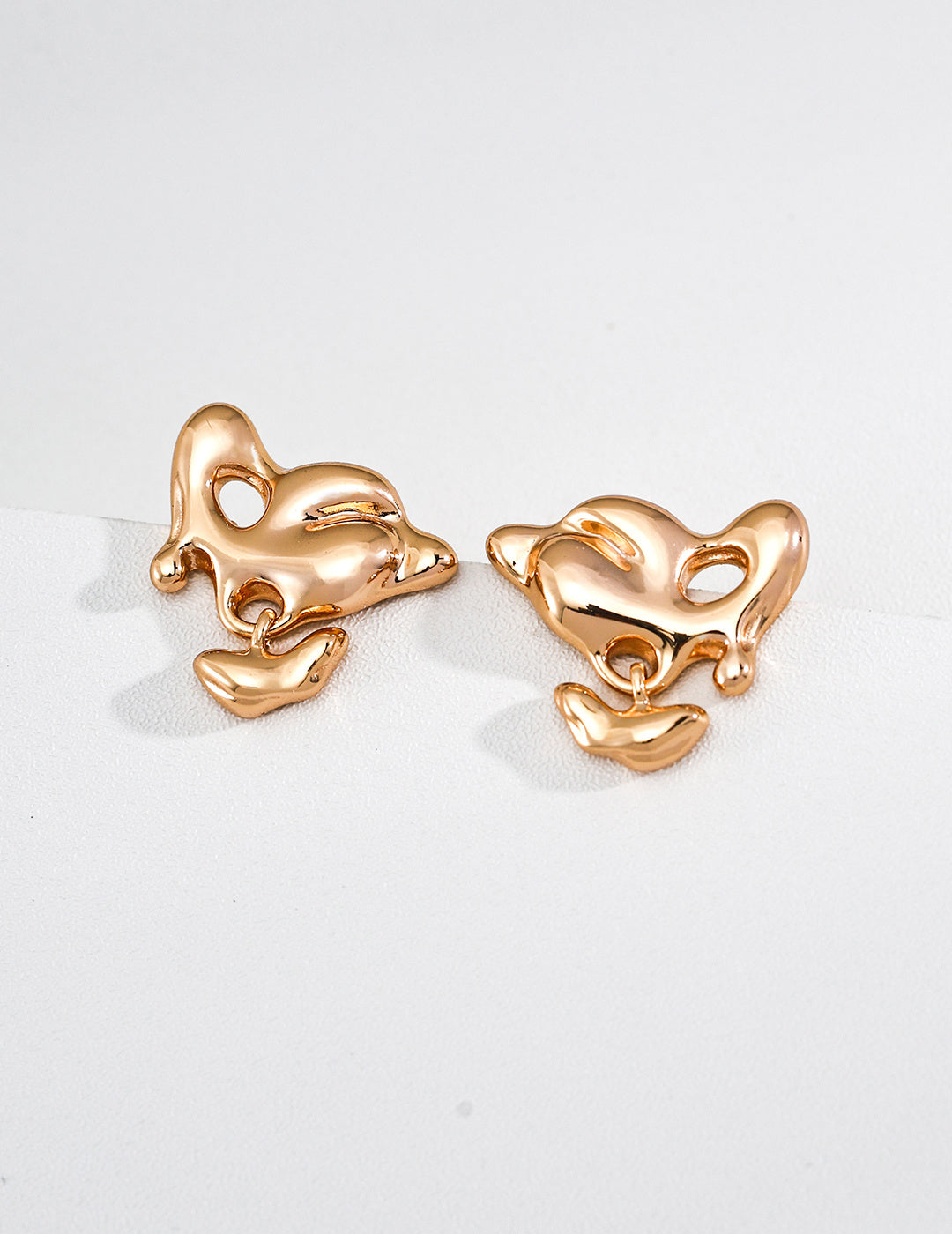 Liquid Flow Stud Earrings image 1