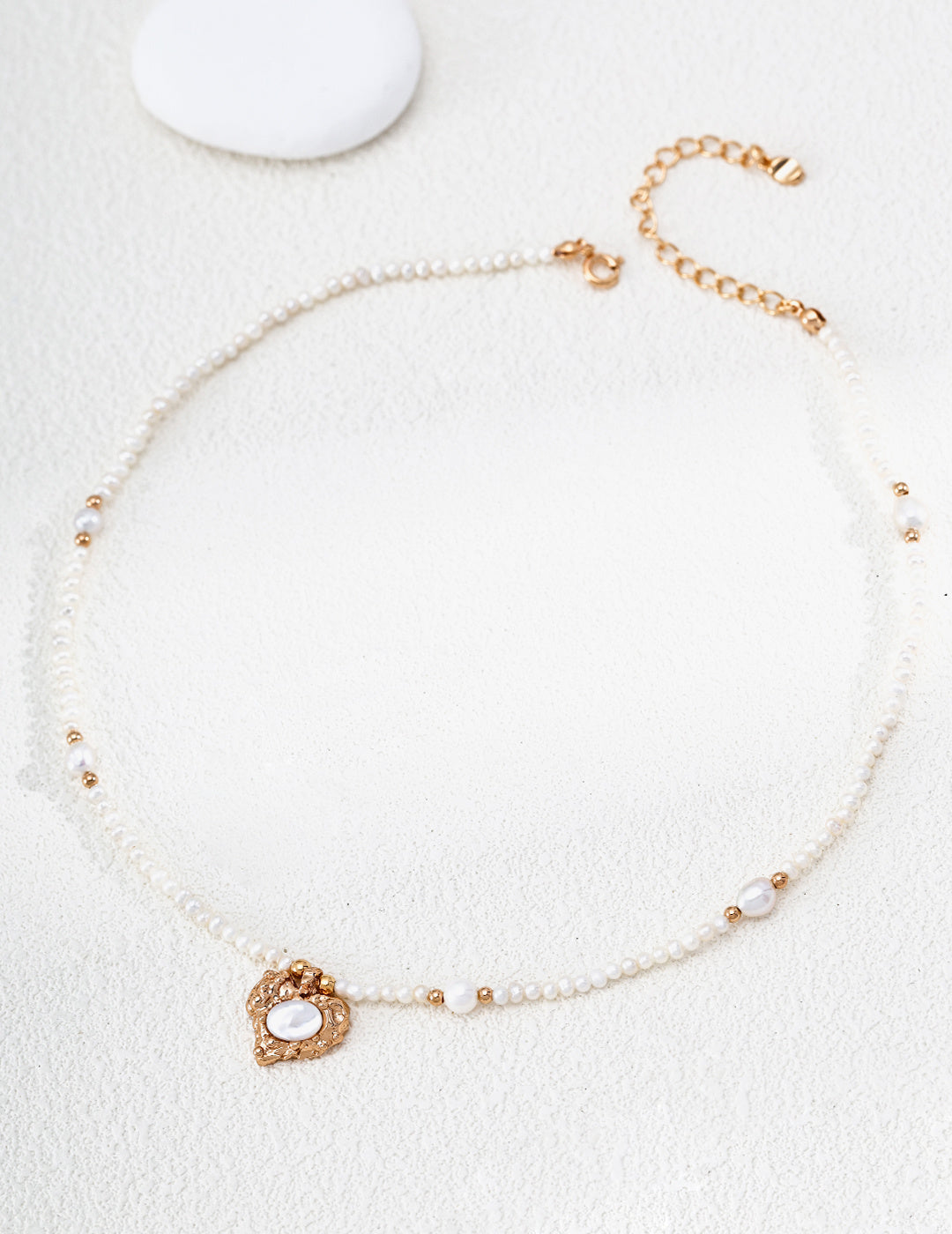 Mother of Pearl Pendant Necklace image 2