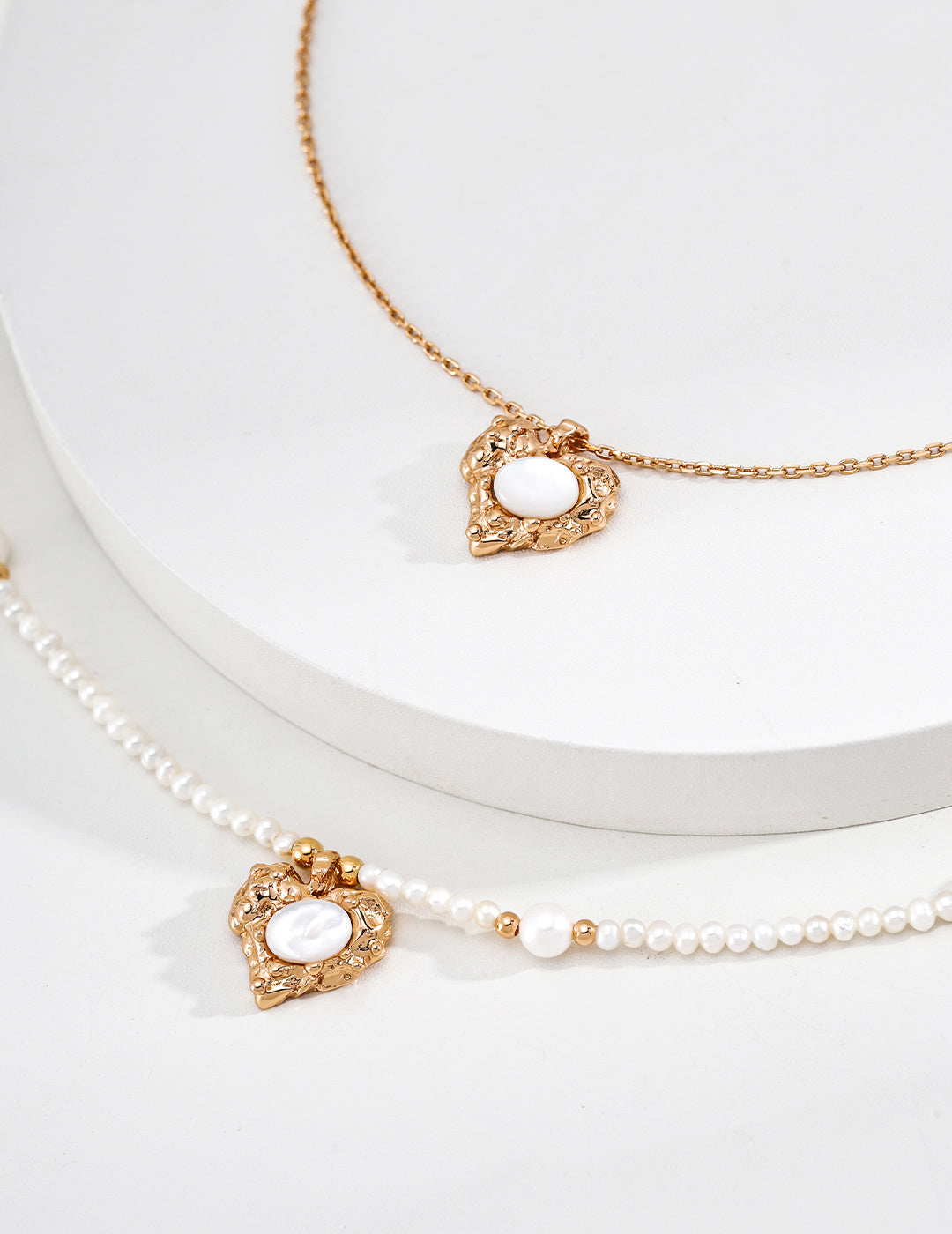 Mother of Pearl Pendant Necklace image 3