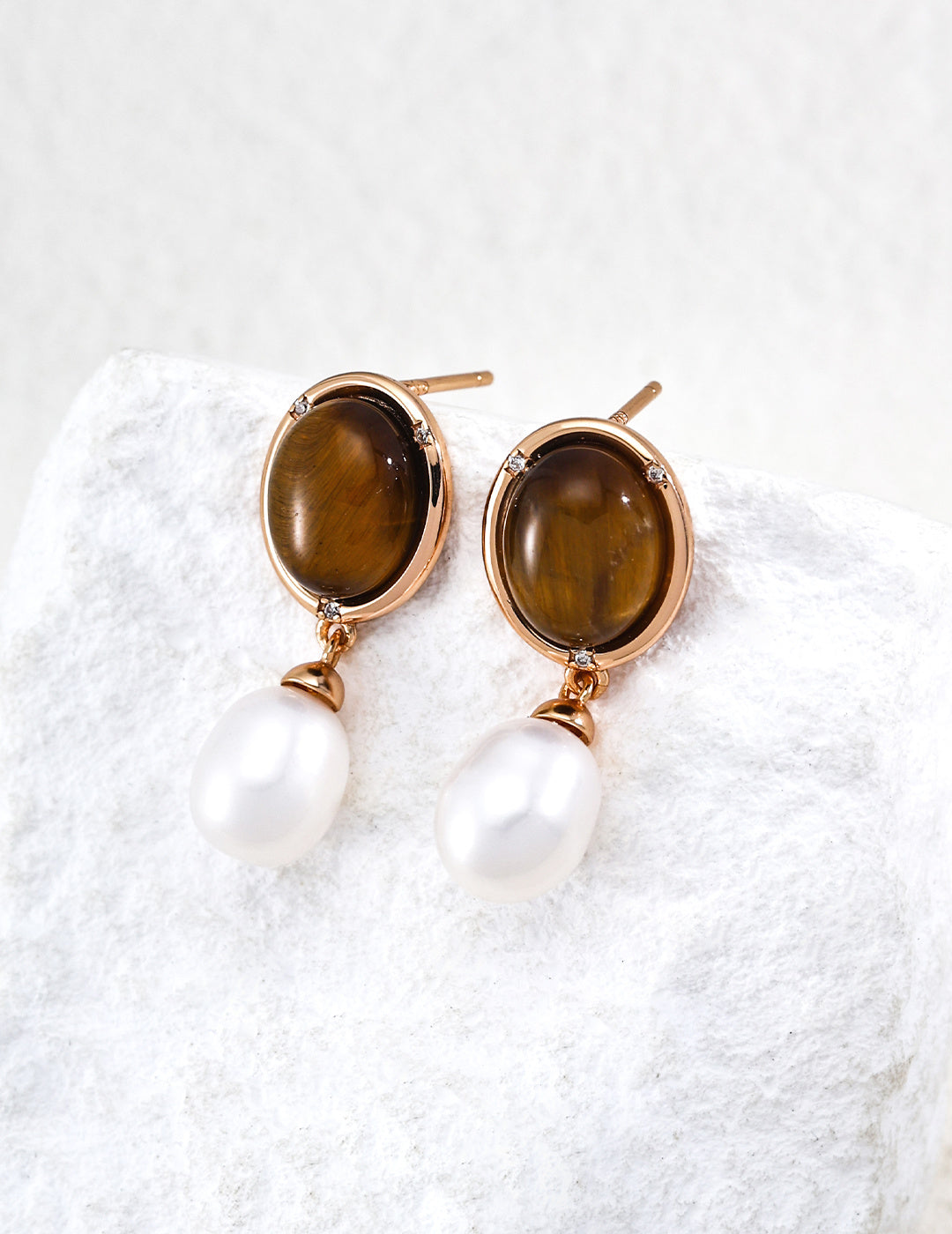 Tiger's Eye Earrings image 1