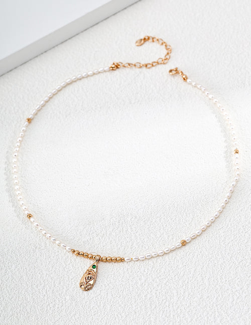 Floral Pendant Necklace image 2