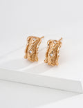 Celeste Zirconia Hoop Earrings image 1
